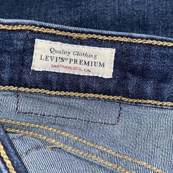 Levi’s Wedgie Skinny Jeans Hit The Brakes Medium Wash - Picture 7 of 14